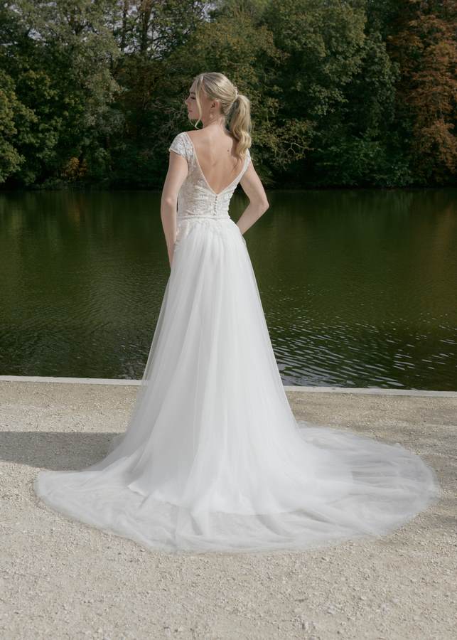 robe de mariage ADELIA cocktail by night